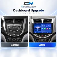 Pour Hyundai Verna Accent 2010-2016 2Din Autoradio multimédia Android Stéréo GPS Navigation Android Auto Carplay Compatible