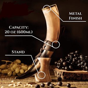 Taza de cuerno hecha a mano de alta calidad auténtica, diseño Animal único, suavidad ecológica, técnica pulida, artesanías naturales - Product Image 5