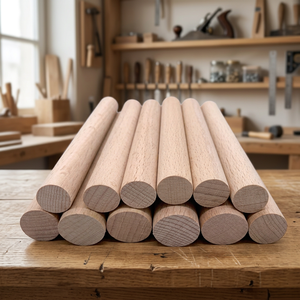 Bastón de Madera Natural para Artes Marciales, Bastón Redondo de Madera para Entrenamiento de Kung Fu - Product Image 4