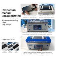 Laminateur sous vide MaAnt SU7 avec pompe silencieuse intégrée, compatible airbag, sans réglage de pression, machine de laminage OCA pour réparation d'écrans LCD de smartphones