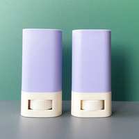 Conteneur vide en plastique pour déodorant en stick de 15 g et 20 g, tubes à visser, emballage pour baume déodorant
