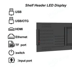 SHS43B Touchscreen <b>Shelf</b> LCD Display High Visibility Dynamic Pricing Supermarket Digital Shopping Mall - Product Image 4