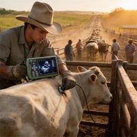 Escáner de Ultrasonido Veterinario Portátil Digital de Alta Calidad para Animales Pequeños, Gatos, Perros, Clínica Veterinaria