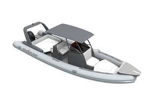 Funsports RIB 760 Sport Yacht Bateau Gonflable Rigide Coque en Aluminium Dérive à Grande Vitesse Surf Pêche Capacité de 14 Personnes - Product Image 3