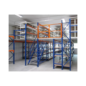 Многоуровневая стальная конструкция для тяжелых нагрузок, 5 слоев, с защитой от коррозии, сертифицированная CE, система хранения на мезонине, 1500-4500 кг/уровень - Product Image 1