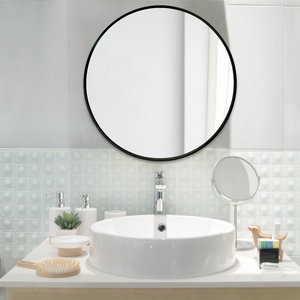 Decoration Modern Gold Metal Frame <b>Wall</b> Hanging Round Mirror for Home - Product Image 2