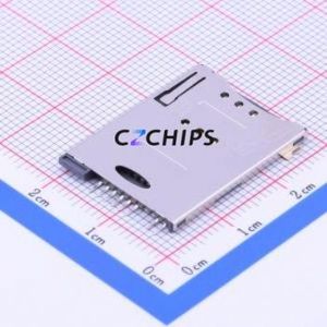 SIM-117 SIM Card Connector SMD Connector Self-Return Type Mini SIM Card Card Holder 1.85mm - Product Image 1