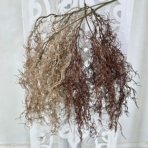 Flores artificiales Meiyu Craft, hierba flocada para colgar en la pared, de 30cm a 100cm, decoración de plantas verdes artificiales para bodas, hogar, hotel, fotografía. - Product Image 4