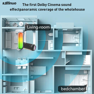 Altavoz OEM Micrófono de karaoke Altavoz de diente azul LED inalámbrico para reproductor de fiesta al aire libre Altavoz portátil de ritmo de pantalla completa - Product Image 5