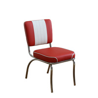 Restaurant Table à manger et ensembles de chaises Restaurant américain 1950 Retro Deck Sofa Booth Pub Furniture Dining Set Custom Furniture