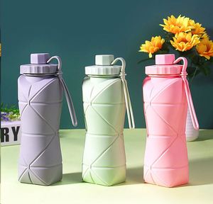 Pajita Plegable de Silicona Creativa, de Grado Alimenticio, Resistente a Altas Temperaturas, 600 ml, para Beber Directamente, Apta para Lavavajillas, Portátil para Exteriores - Product Image 2