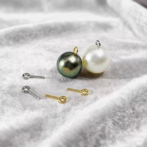 31440 Accessoires de perles DIY, pendentif en argent S925, plateau vide avec perles rondes de 5 à 13 mm, trouvailles et composants de bijoux - Product Image 1