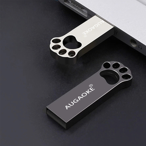 New kim loại Mèo <span class=keywords><strong>Claw</strong></span> <span class=keywords><strong>USB</strong></span> Gậy Pendrive với Keychain dễ thương tiện ích Quà tặng 1GB 2GB 4GB <span class=keywords><strong>USB</strong></span> <span class=keywords><strong>Flash</strong></span> <span class=keywords><strong>Drive</strong></span> - Product Image 6