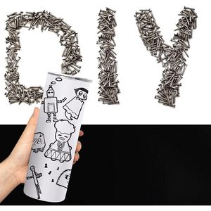 แก้วทัมเบลอร์เปล่าสีขาวตรง25ออนซ์20ออนซ์สำหรับถ่ายเทความร้อนของขวัญแต่ละชิ้นแบบกล่องการระเหิดแบบคลาสสิก - Product Image 1