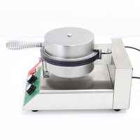 Machine à gaufres pour cornets de crème glacée électrique commerciale Blios, en acier inoxydable, avec logo personnalisé, MOQ