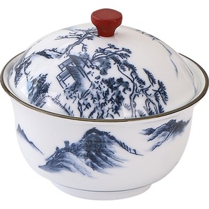 Kantoor Winddichte Vliegbestendige Asemmer Blauwe En Witte Retro Keramische Sigarettenasbak Met Deksel - Product Image 5
