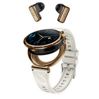 TKYUAN Smartwatch mit TWS-Ohrhörern 2-in-1 Smartwatch mit Kabellosen Kopfhörern BT-Anruffunktion Herzfrequenz- und Blutsauerstoff-Monitor