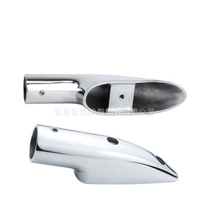 Accessoires de quincaillerie en acier inoxydable marin 22 mm, supports en forme de sabot pour fixation de garde-corps de bateau de pêche de yacht - Product Image 6