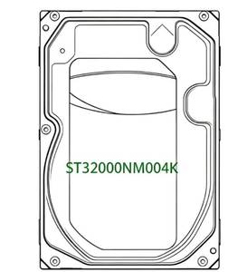 Disque dur interne SATA d'entreprise haute capacité 32 To St32000nm004K pour Mozaic, 7200 tr/min, 256 Mo de cache, neuf - Product Image 1
