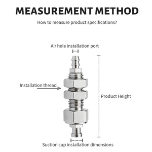 <b>Large</b> and Small Head Hardware with No Buffering Vacuum Suction <b>Cup</b> Accessories - Product Image 3