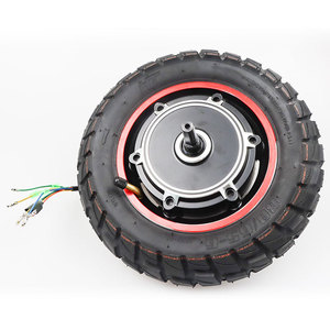 Moteur de roue arrière ES-F-4812 48V 800W, moteur de moyeu, pneu tout-terrain 10 pouces, roue de remplacement pour trottinette électrique - Réglable et facile à installer - Product Image 4
