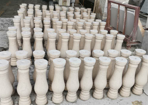 Pierre de granit rose ou blanche,, vente en gros, <span class=keywords><strong>pas</strong></span> <span class=keywords><strong>cher</strong></span>, panneau d'escalier, <span class=keywords><strong>terrasse</strong></span>, balcon, <span class=keywords><strong>balustrade</strong></span> sans pilier poli, prix - Product Image 6