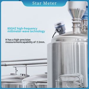 CLD11 Temassız 80GHz Yüksek Frekanslı Radar Seviye Ölçer Sıvı Seviye Ölçer Yüksek Hassasiyetli Su Seviye Ölçer - Product Image 6