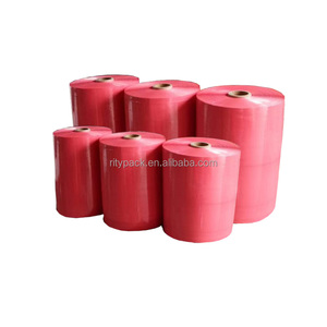 Film avvolgente LLDPE 25mic 30mic 35mic Pink Red Casting Colors Machine Jumbo Roll Film estensibile - Product Image 1
