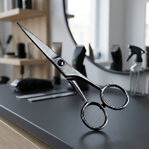 Tijeras de Peluquería Profesionales ASAP de Acero Inoxidable con Punta Afilada para Diestros, Mango Mediano, No Plegables - Product Image 2