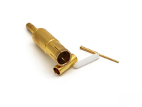 ARINC 600 5 #   Câble RF 75 Ohm RG179 avec connecteur circulaire multipin D38999 en métal, durabilité aviation KeWei S6-75RFS-5-RG179