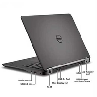 95% Barang Baru Laptop Portabel Dell Latitude E7450 I5-5th 8GB 256 GB SSD 14.1 Inch Komputer Bisnis