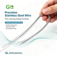 Fil orthodontique en acier inoxydable - Formes ovales et carrées, supérieures et inférieures |   Fil en acier inoxydable flexible pour appareils dentaires