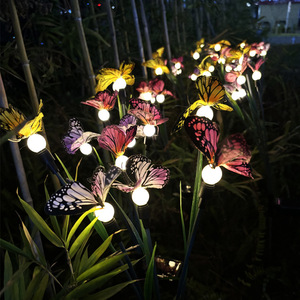 Small IP65 Waterproof Outdoor <strong>Solar</strong> LED Lamp New Style <strong>Firefly</strong> Butterfly Swing Garden Decorative Lawn <strong>Lights</strong> for Outdoor Use - Product Image 1