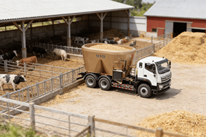 Mezcladora de Alimentos TMR Homologada para Carretera con Motor Diésel de Marca para una Alimentación Eficiente - Product Image 2