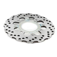 Rotor Cakram Rem Belakang Sepeda Motor 220Mm 5Mm untuk Kawasaki NINJA 650 Z650 ABS 2017-2022 ER-6F ABS 2006-2017 ER-6N ABS 2008-2016