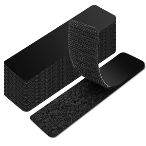 10 ensembles de <span class=keywords><strong>bandes</strong></span> <span class=keywords><strong>Velcro</strong></span> <span class=keywords><strong>autocollantes</strong></span> double face en nylon écologique, adhésif haute résistance, 2x2 pouces et 1,3x3,2 pouces, pour vêtements, chaussures, sacs - Product Image 1
