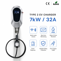Station de recharge pour véhicules électriques, chargeur de voiture, chargeur rapide pour voitures électriques, chargeur de véhicules électriques TYPE2