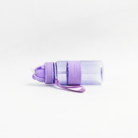 Bouteille de sport en plastique AS sans BPA avec logo personnalisé, couvercle rabattable anti-fuite, bouteille en plastique portable pour les étudiants, les hommes, les femmes, la salle de sport, l'entraînement