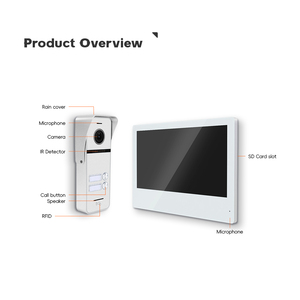 Không thấm nước video intecom chuông cửa biệt thự Night Vision 10.1 inch Video Doorphone Home <span class=keywords><strong>Vandal</strong></span> kháng hệ thống <span class=keywords><strong>intercom</strong></span> - Product Image 3