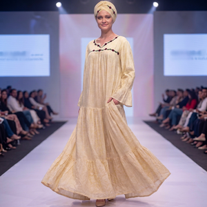 Robe longue maxi pour femme en rayonne imprimée florale de luxe, vêtement africain traditionnel personnalisé, broderie élégante, tenue de soirée - Product Image 4
