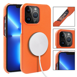 Étui magnétique pour <span class=keywords><strong>iPhone</strong></span> 17, <span class=keywords><strong>coque</strong></span> demi-couverture pour <span class=keywords><strong>iPhone</strong></span> 16 Pro Max, étui en <span class=keywords><strong>cuir</strong></span> de première qualité pour <span class=keywords><strong>iPhone</strong></span> 14 Pro, étui pour <span class=keywords><strong>iPhone</strong></span> <span class=keywords><strong>12</strong></span> - Product Image 1