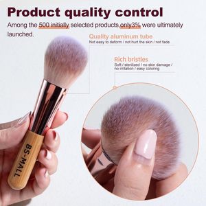 Set de 14 Brochas de Maquillaje con 1 Esponja, Brochas para Base, Polvo, Corrector, Sombra de Ojos y Colorete, Estuche de Viaje de Bambú - Product Image 4