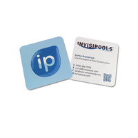 Cartes de visite en PVC découpées sur mesure, carte de membre VIP avec impression offset pour l'image de marque personnelle