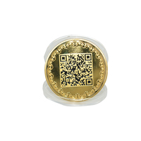 Monedas Promocionales de Aleación de Zinc con Código QR Personalizado, Regalos Promocionales, Bañadas en Oro, Precio Promocional