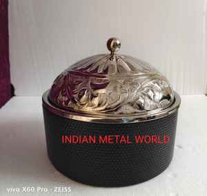 Chafing Dish – Pot de nourriture de mariage, présentoir de décoration, Casserole en cuivre et laiton, plat à Chafing, nouveau Concept équipement de Chef - Product Image 1