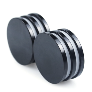 Balin không thấm nước màu đen <span class=keywords><strong>Epoxy</strong></span> tráng thiêu kết Neodymium đĩa Nam Châm Tròn <span class=keywords><strong>NdFeB</strong></span> vĩnh viễn siêu mạnh N52 Nam châm Neodymium - Product Image 2