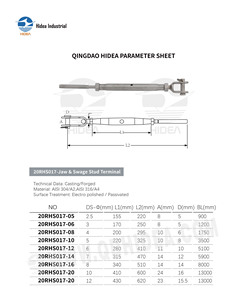 Terminal <span class=keywords><strong>de</strong></span> câblage marin en acier inoxydable AISI 304316 à haute durabilité, à mâchoires soudées, forgé par moulage à la cire perdue - Product Image 6