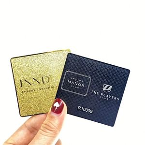Tarjetas de Visita de Acero Inoxidable Negras Personalizadas con Logotipo, Gran Venta - Product Image 6