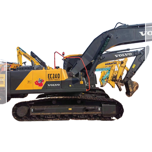 Excavadora usada Volvo EC240 de la marca sueca original EC240Bprime EC240B, excavadora grande de 24 toneladas a la venta en buenas condiciones - Product Image 1