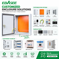Armoire de distribution électrique basse tension triphasée et monophasée personnalisée EBASEE avec coffret de commande électrique MCCB MCB
